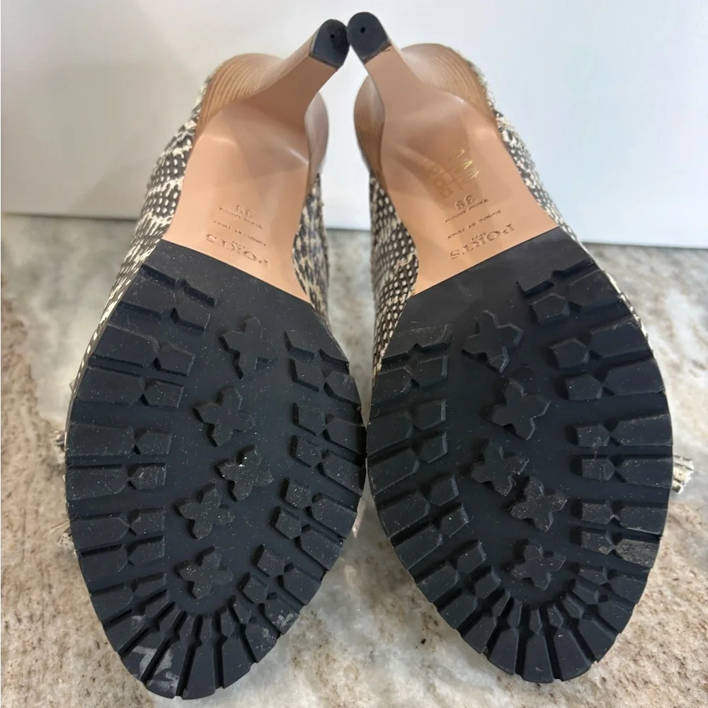 Ports 1961 Snakeskin Pattern Mules - Picture 6 of 6